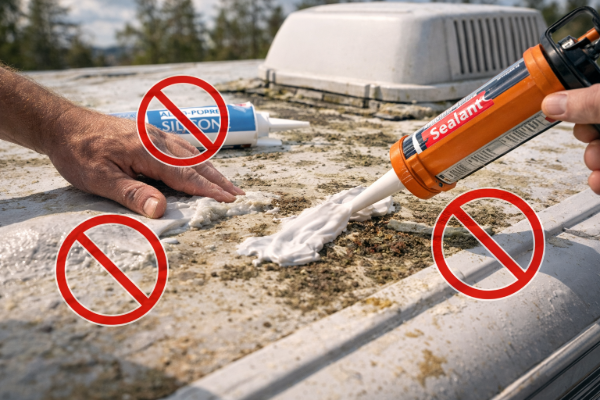 Common RV Roof Repair Mistakes