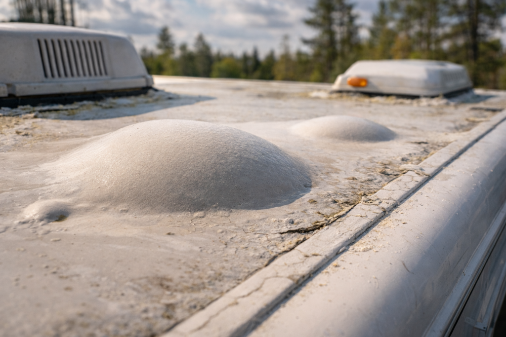 RV Roof Bubbles and Blisters