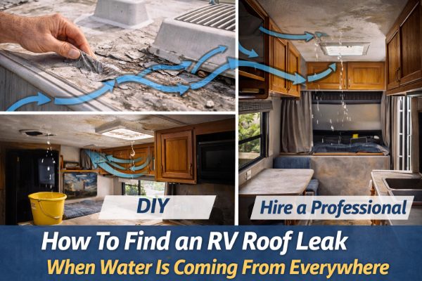 find a RV roof leak